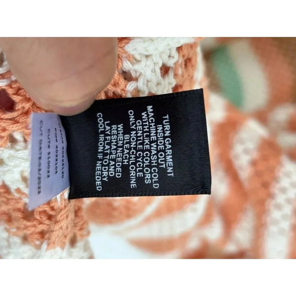 Torrid Womens Open Knit Striped Duster Cardigan Multicolor Size Medium - Picture 7 of 15